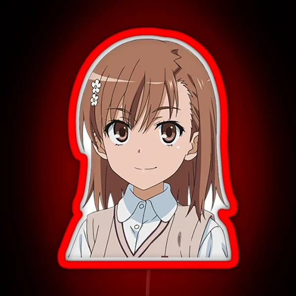 Misaka Mikoto RGB Neon Sign