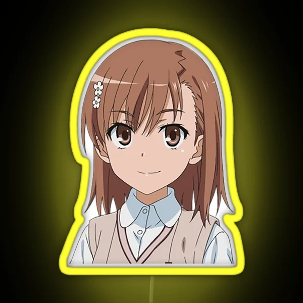 Misaka Mikoto RGB Neon Sign