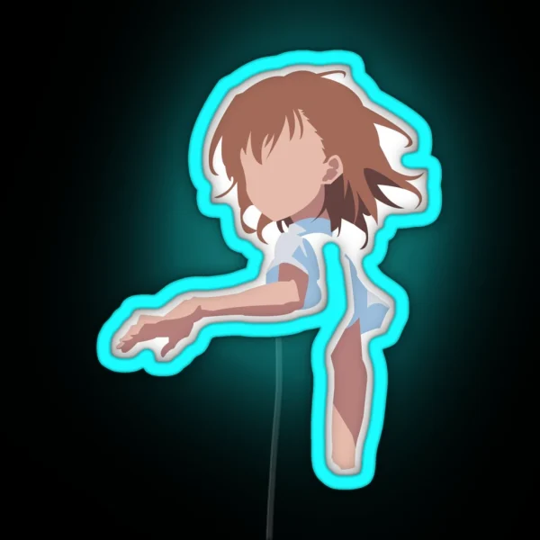 Misaka Mikoto RGB Neon Sign
