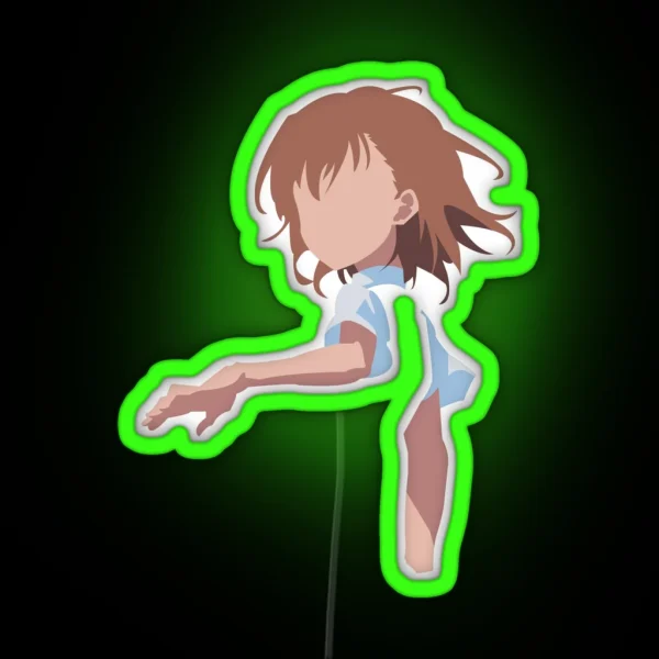 Misaka Mikoto RGB Neon Sign