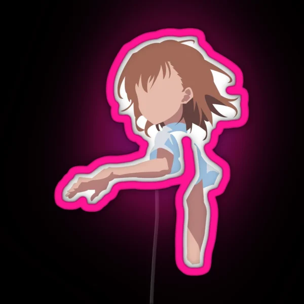 Misaka Mikoto RGB Neon Sign