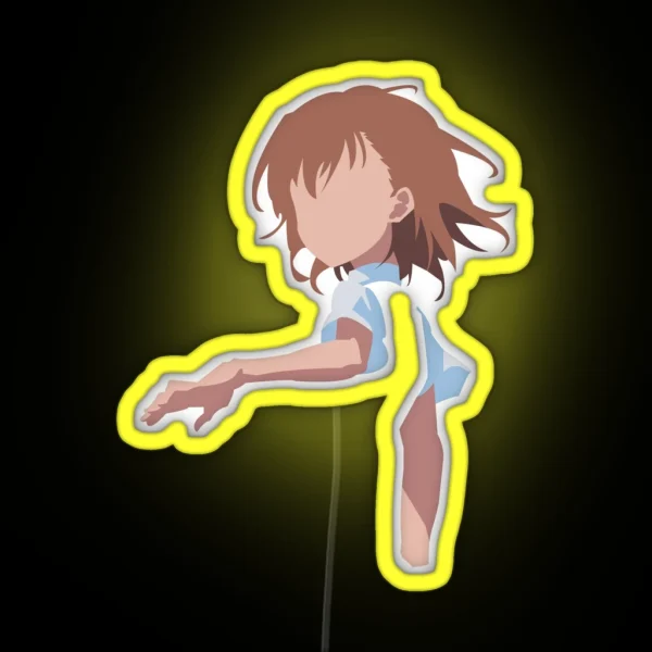 Misaka Mikoto RGB Neon Sign