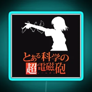 Misaka Mikoto RGB Neon Sign