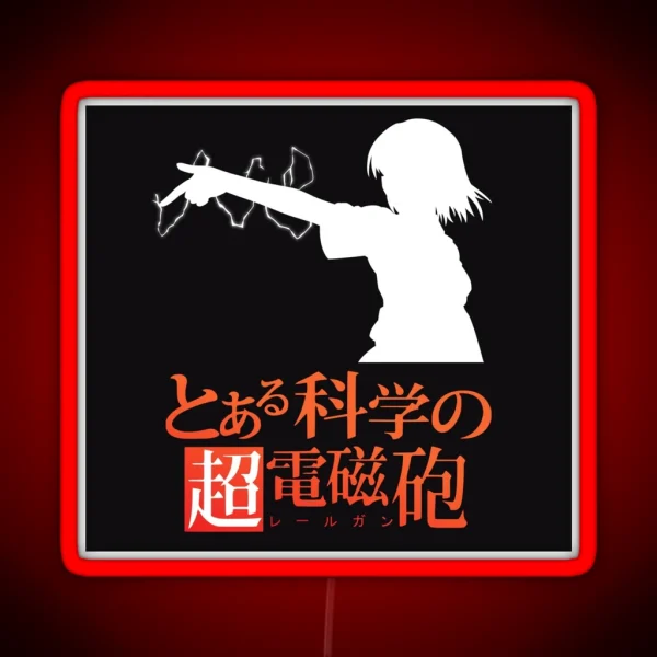 Misaka Mikoto RGB Neon Sign