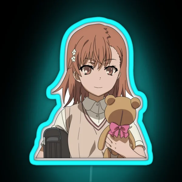 Misaka Mikoto RGB Neon Sign