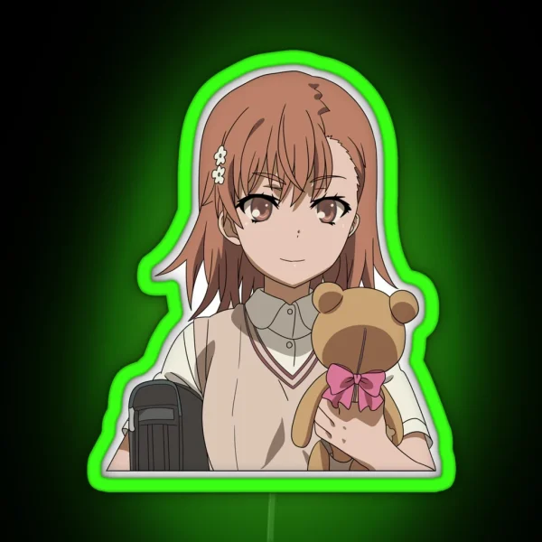 Misaka Mikoto RGB Neon Sign