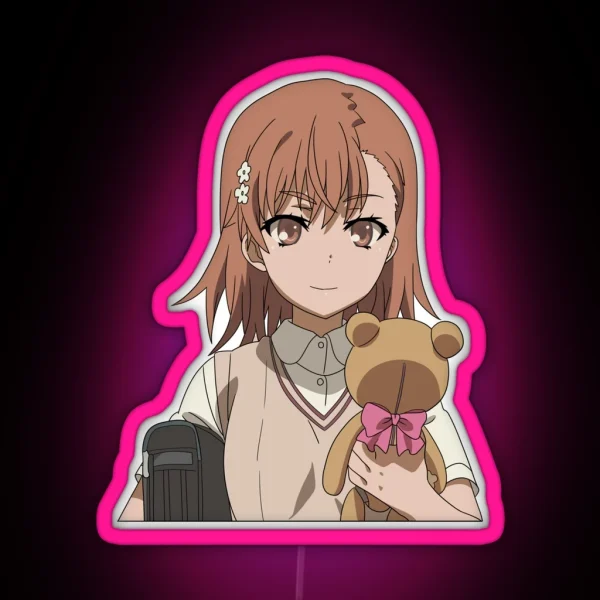 Misaka Mikoto RGB Neon Sign