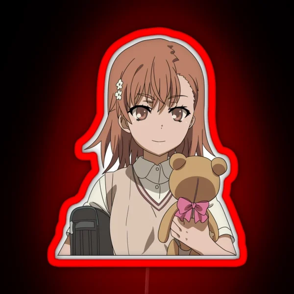 Misaka Mikoto RGB Neon Sign