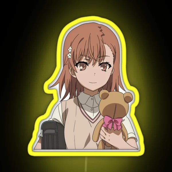Misaka Mikoto RGB Neon Sign
