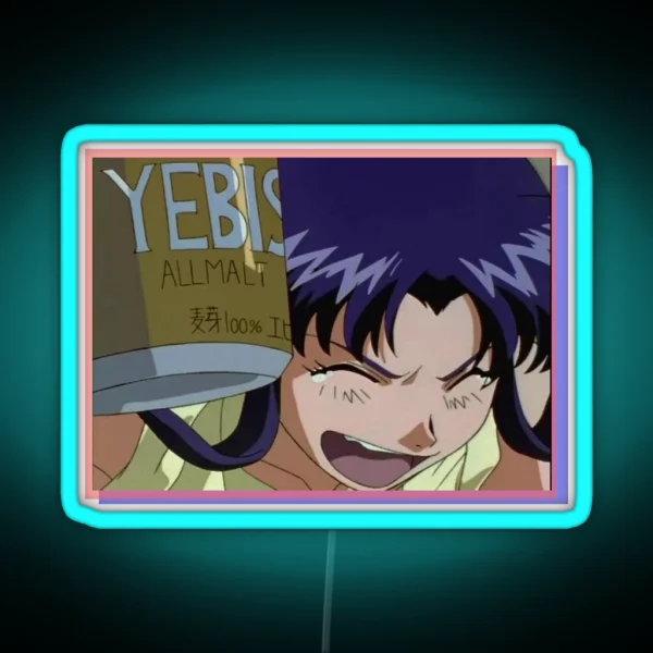 Misato Neon Genesis Evangelion RGB Neon Sign
