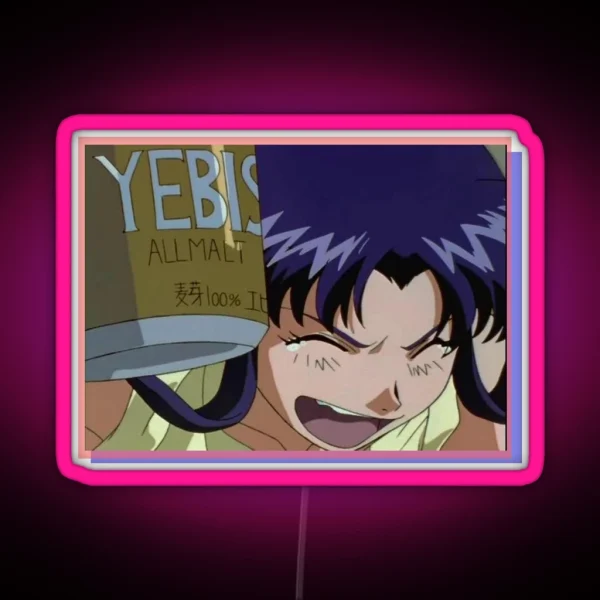 Misato Neon Genesis Evangelion RGB Neon Sign