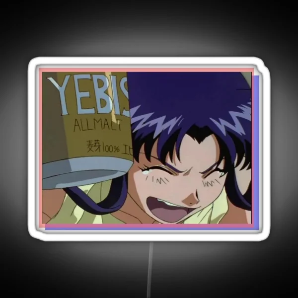 Misato Neon Genesis Evangelion RGB Neon Sign