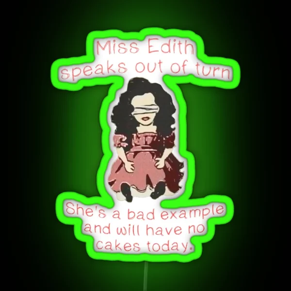 Miss Edith RGB Neon Sign