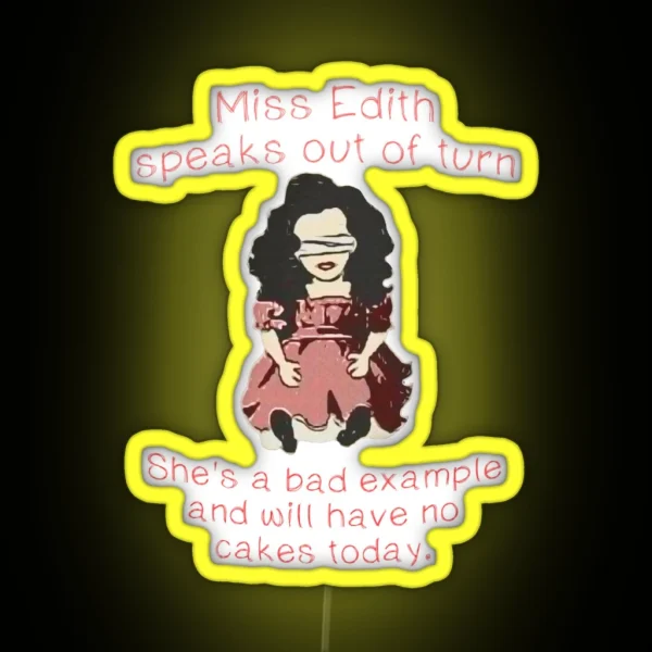 Miss Edith RGB Neon Sign