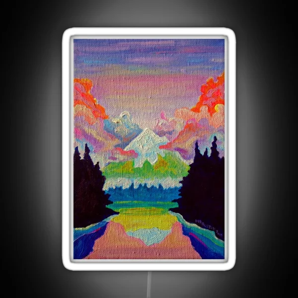 Misty Mountain RGB Neon Sign