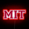mit varsity letters rgb neon sign