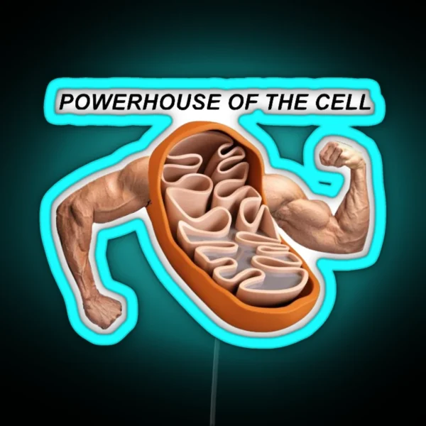 Mitochondria RGB Neon Sign