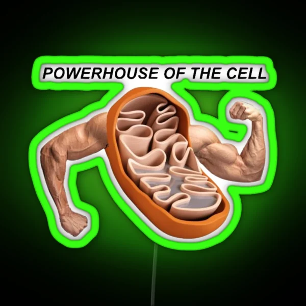 Mitochondria RGB Neon Sign