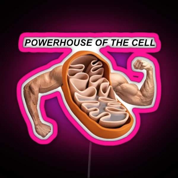 Mitochondria RGB Neon Sign