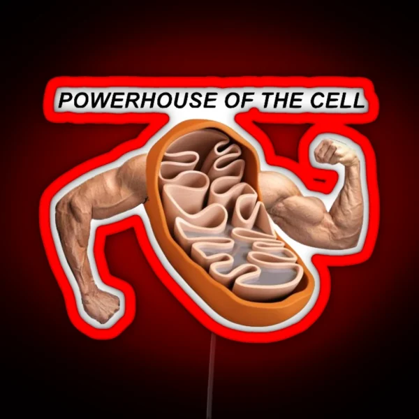 Mitochondria RGB Neon Sign