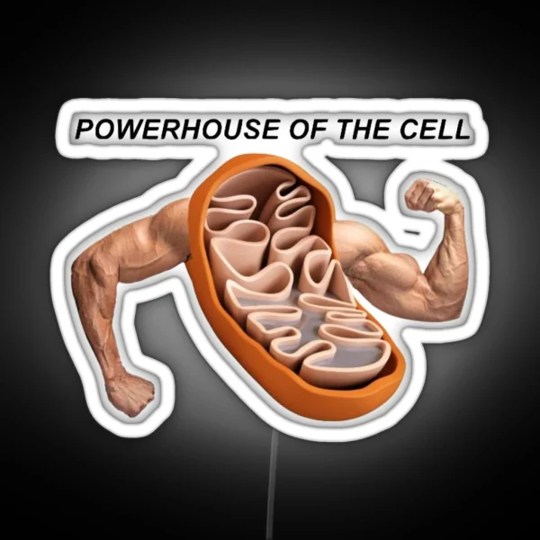 Mitochondria RGB Neon Sign
