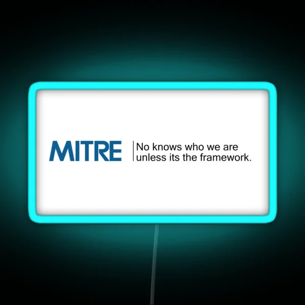 Mitre Framework RGB Neon Sign