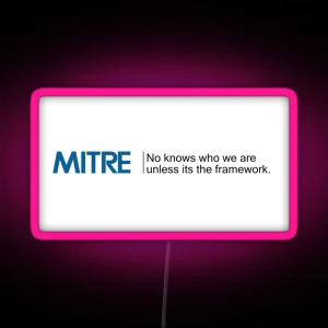 Mitre Framework RGB Neon Sign