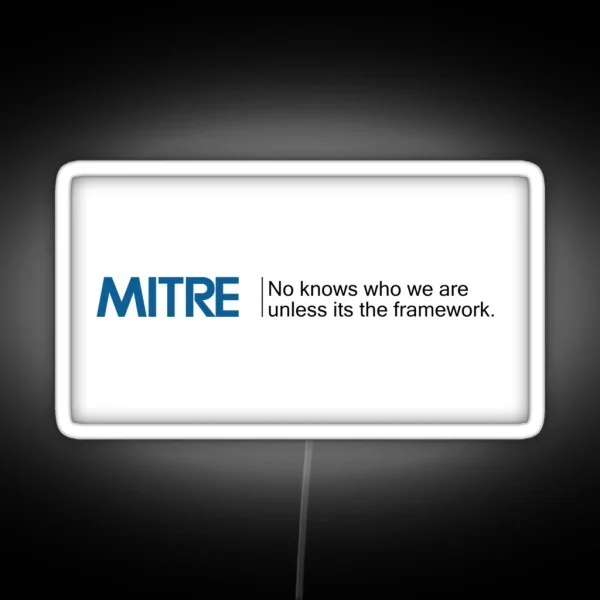 Mitre Framework RGB Neon Sign