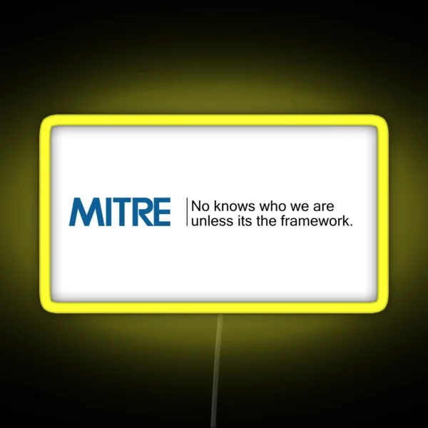 Mitre Framework RGB Neon Sign
