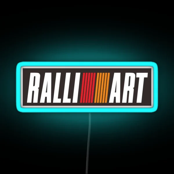 Mitsubishi RALLIART RGB Neon Sign