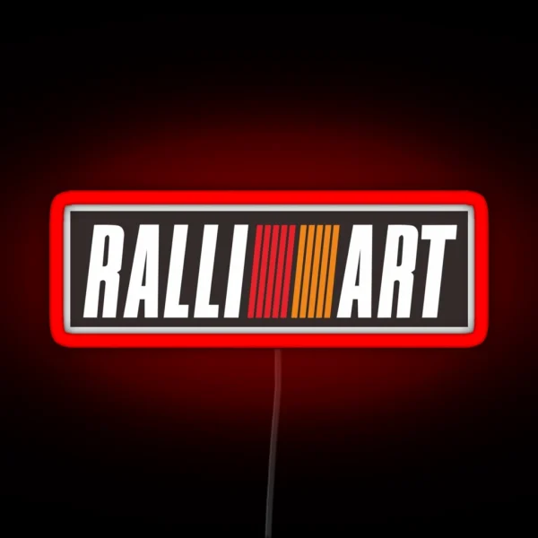 Mitsubishi RALLIART RGB Neon Sign