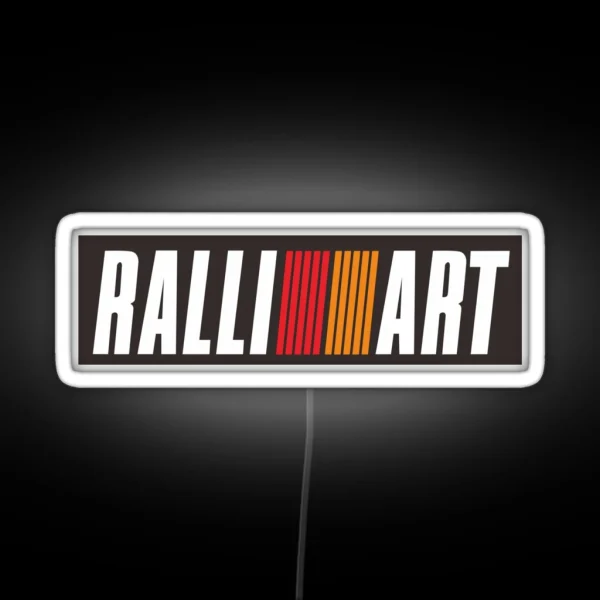 Mitsubishi RALLIART RGB Neon Sign