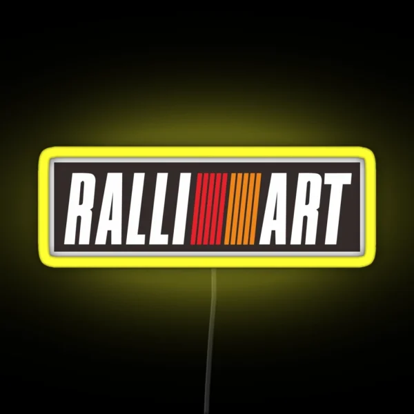 Mitsubishi RALLIART RGB Neon Sign
