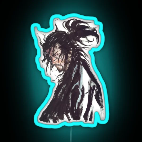 Miyamoto Musashi Vagabond RGB Neon Sign