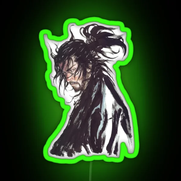 Miyamoto Musashi Vagabond RGB Neon Sign