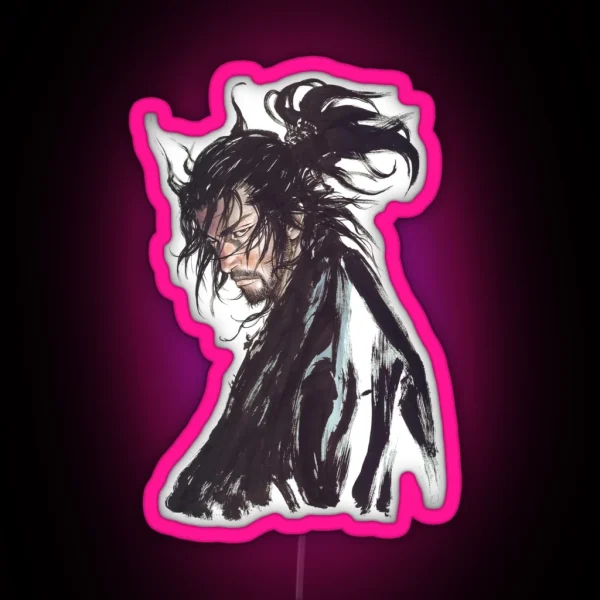 Miyamoto Musashi Vagabond RGB Neon Sign