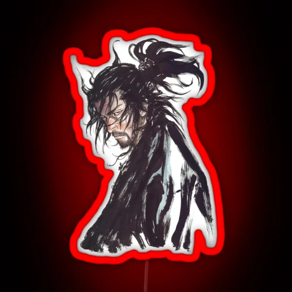 Miyamoto Musashi Vagabond RGB Neon Sign