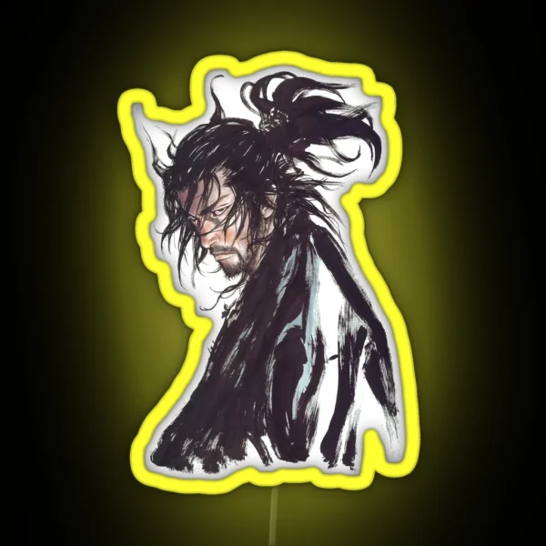 Miyamoto Musashi Vagabond RGB Neon Sign