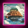 Studio Ghibli Miyazaki Castle in the Sky Robot Neon Sign RGB Pink Artwork.