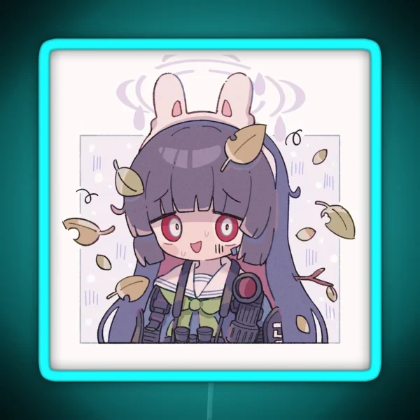 Miyu Blue Archive RGB Neon Sign
