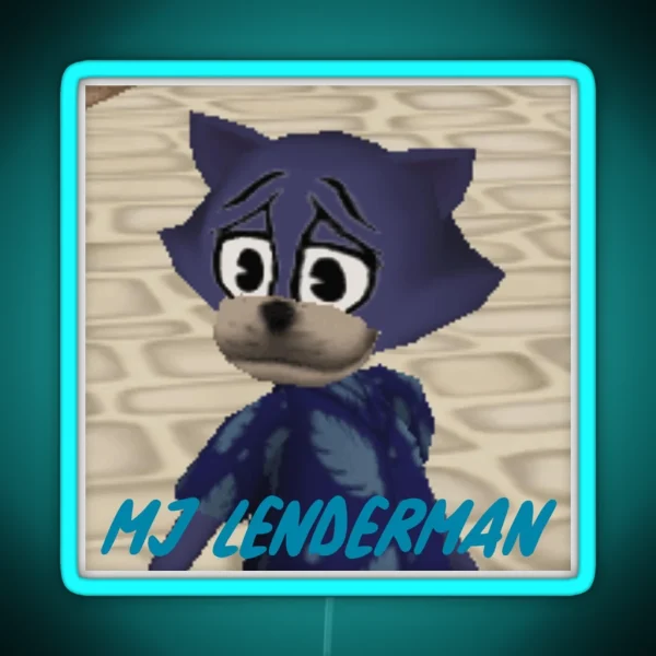 MJ Lenderman Toontown RGB Neon Sign