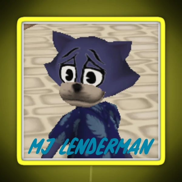 MJ Lenderman Toontown RGB Neon Sign