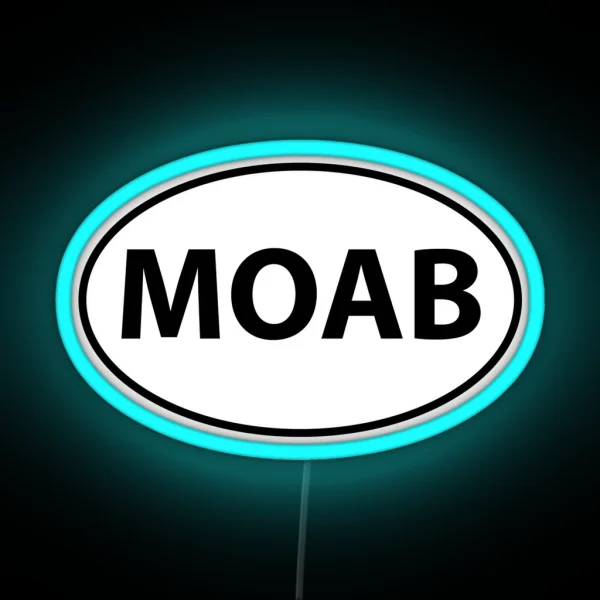 MOAB UT Led RGB Neon Sign