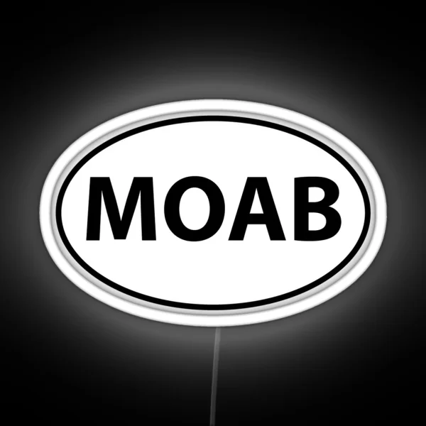 MOAB UT Led RGB Neon Sign