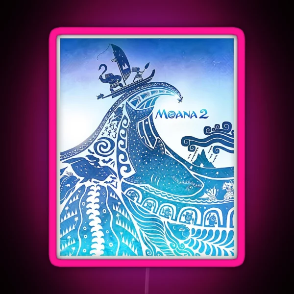 Moana 2 RGB Neon Sign
