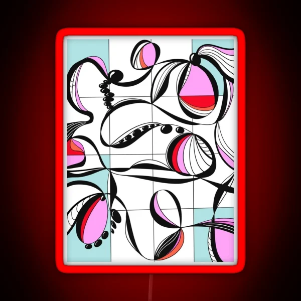 Modern Graphic Study 3 RGB Neon Sign