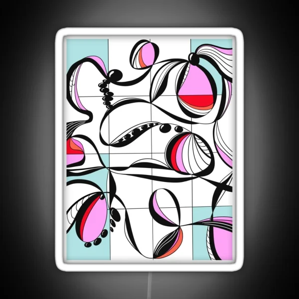 Modern Graphic Study 3 RGB Neon Sign