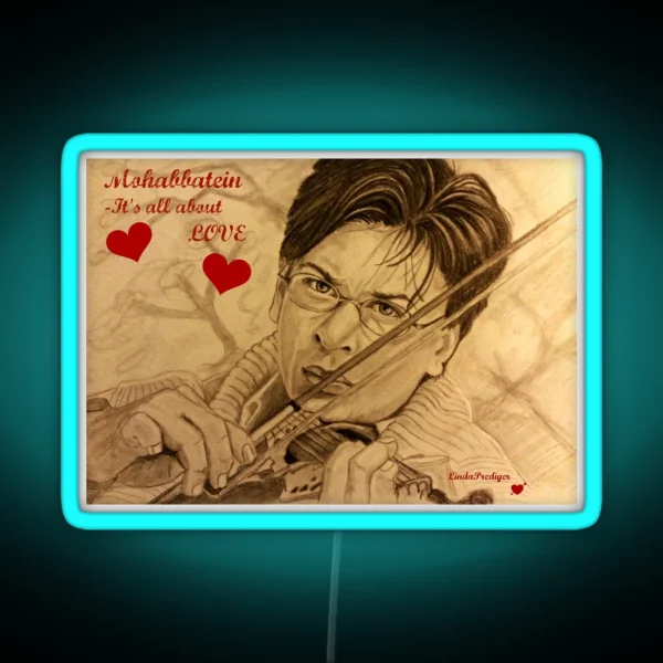 Mohabbatein It S All About Love RGB Neon Sign