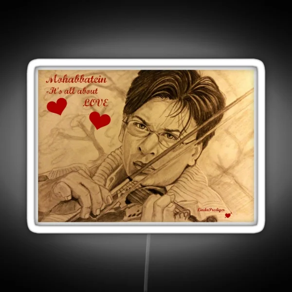 Mohabbatein It S All About Love RGB Neon Sign