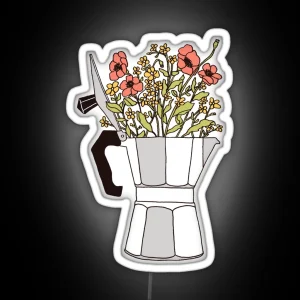 Moka Flowers RGB Neon Sign